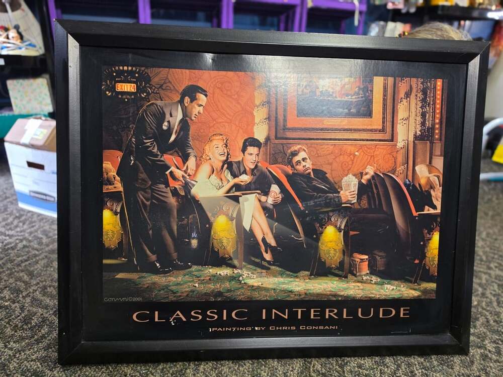 Chris Consani Classic Interlude Framed Art Print